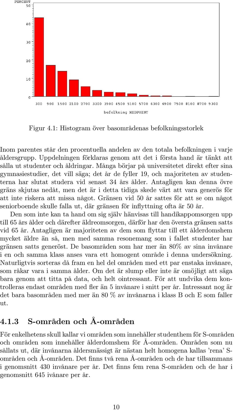 Många börjar på universitetet direkt efter sina gymnasiestudier, det vill säga; det år de fyller 19, och majoriteten av studenterna har slutat studera vid senast 34 års ålder.