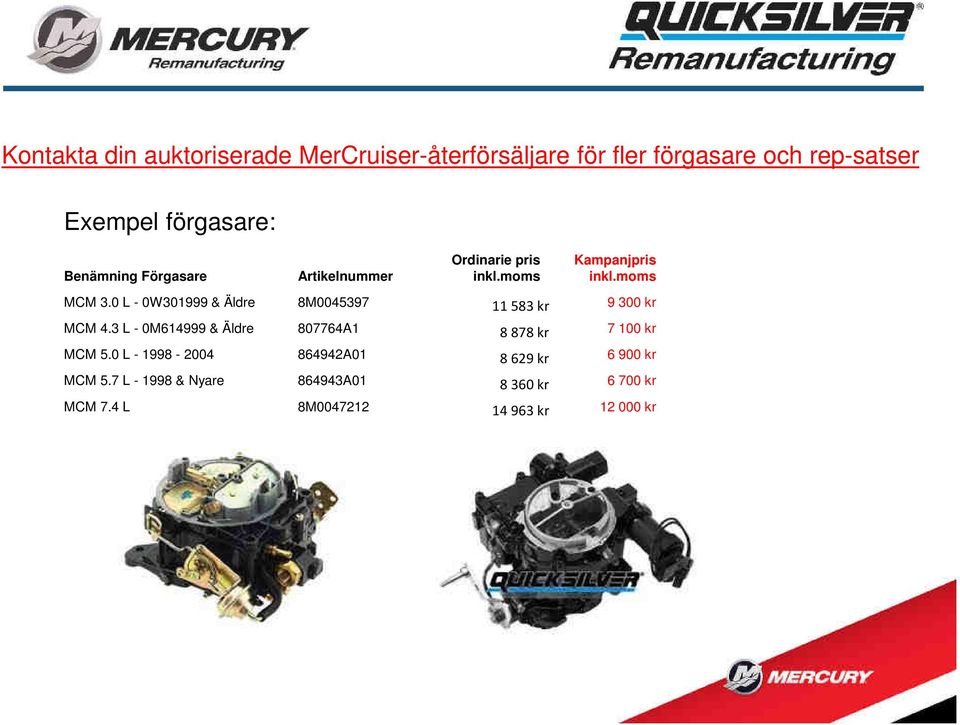 3 L - 0M614999 & Äldre 807764A1 8 878 kr 7 100 kr MCM 5.