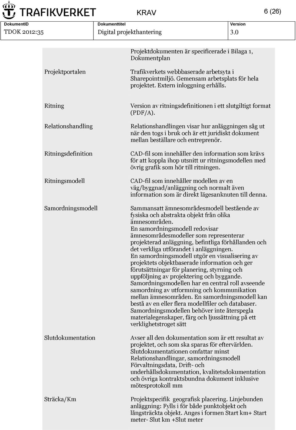 Relationshandlingen visar hur anläggningen såg ut när den togs i bruk och är ett juridiskt dokument mellan beställare och entreprenör.