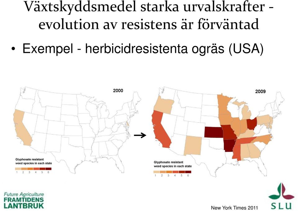 resistens är förväntad Exempel -