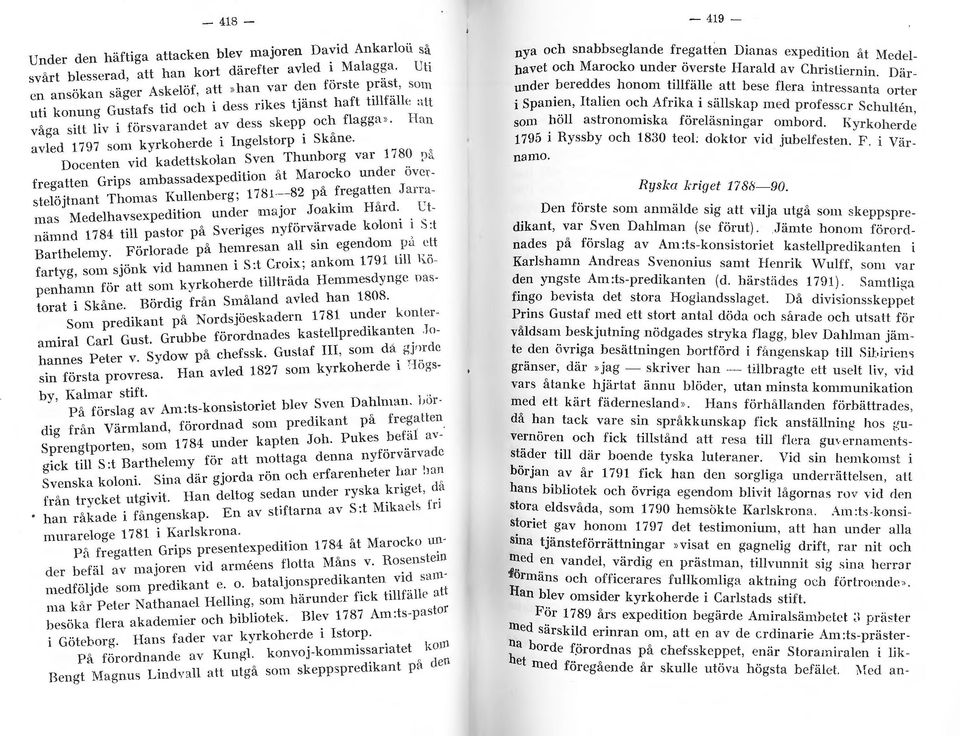 avled 97 som ) l S Thunboro var 780 :\ t d J adettsko an ven o G. ambassadexpe l wn c Docenen Vl " d't' \t Marocko under ÖYer- fregatten nps ' o 78 82 på fregatten Janasielöjtnant Thomas Kullenbero,.