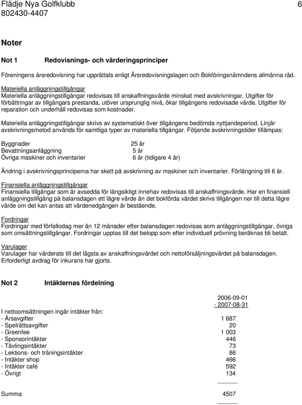 Utgifter för förbättringar av tillgångars prestanda, utöver ursprunglig nivå, ökar tillgångens redovisade värde. Utgifter för reparation och underhåll redovisas som kostnader.