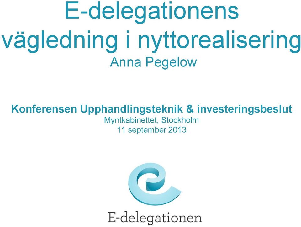 Konferensen Upphandlingsteknik &