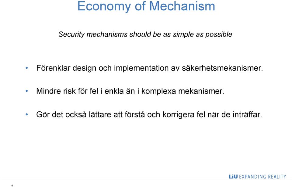 säkerhetsmekanismer.