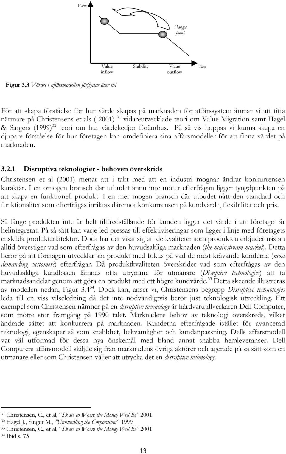 teori om Value Migration samt Hagel & Singers (1999) 32 teori om hur värdekedjor förändras.