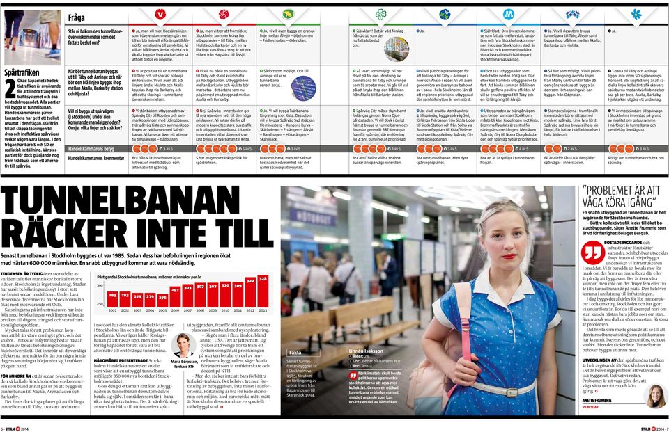 I den frågan har bara s och sd en realistisk inställning. Vänster partiet för dock glädjande nog fram trådbuss som ett alterna tiv till spårväg.