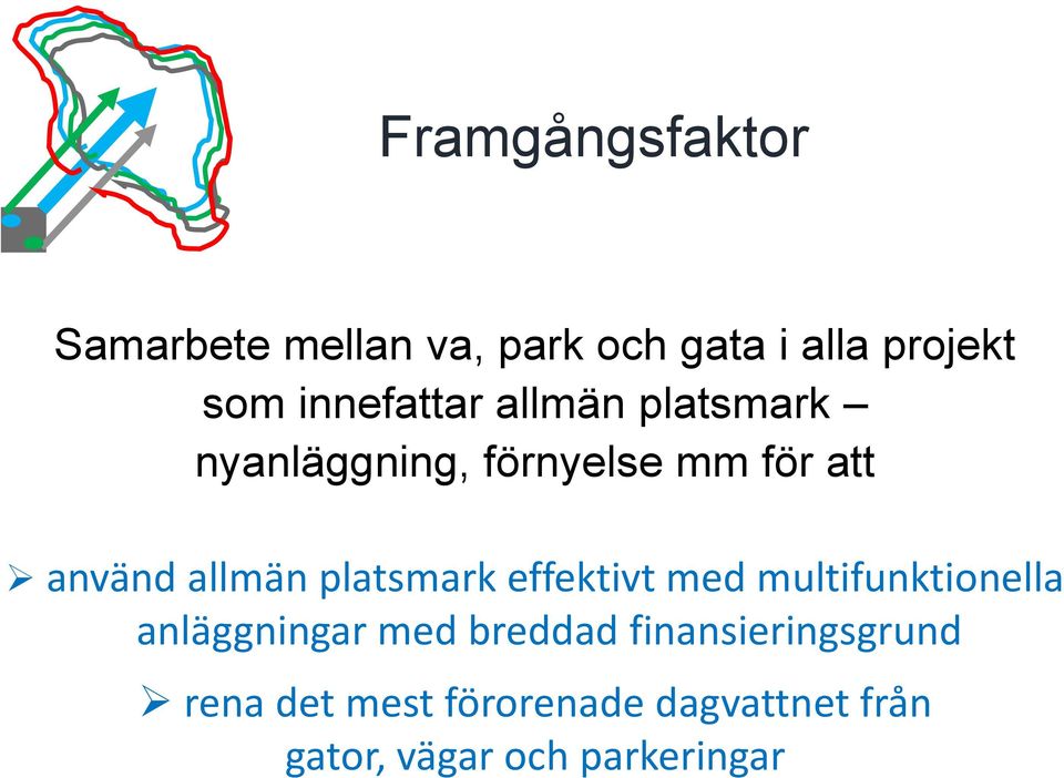 allmän platsmark effektivt med multifunktionella anläggningar med breddad