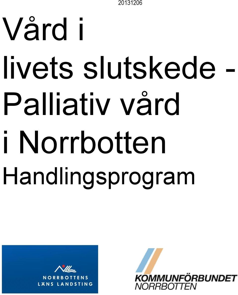 Palliativ vård i