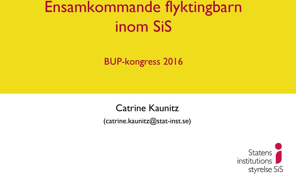 BUP-kongress 2016