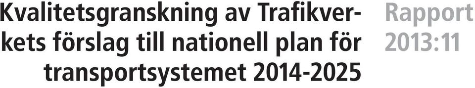 nationell plan för