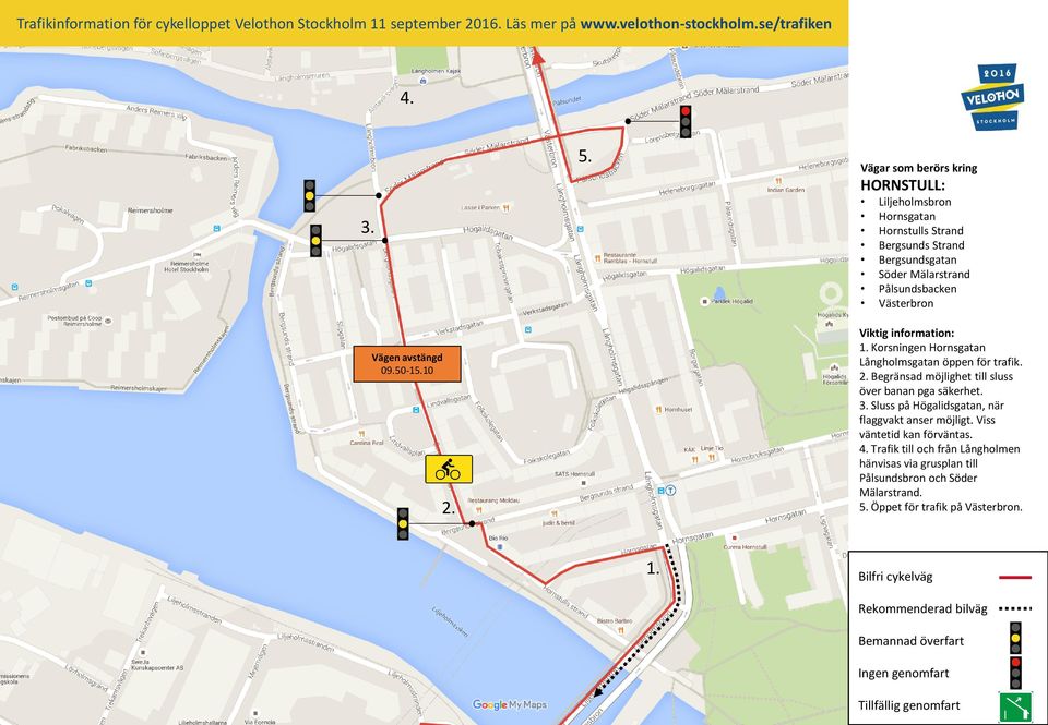 Pålsundsbacken Västerbron Korsningen Hornsgatan Långholmsgatan öppen för trafik.