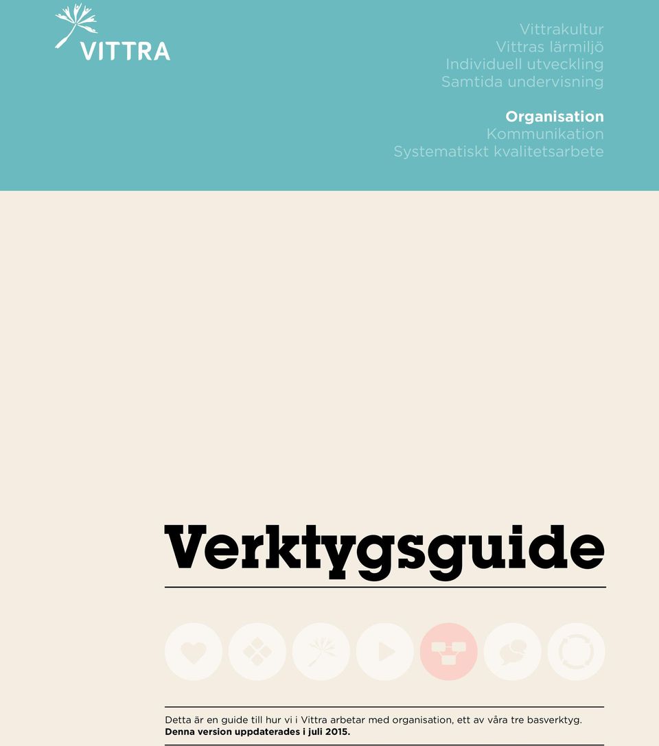 Verktygsguide Detta är en guide till hur vi i Vittra arbetar med