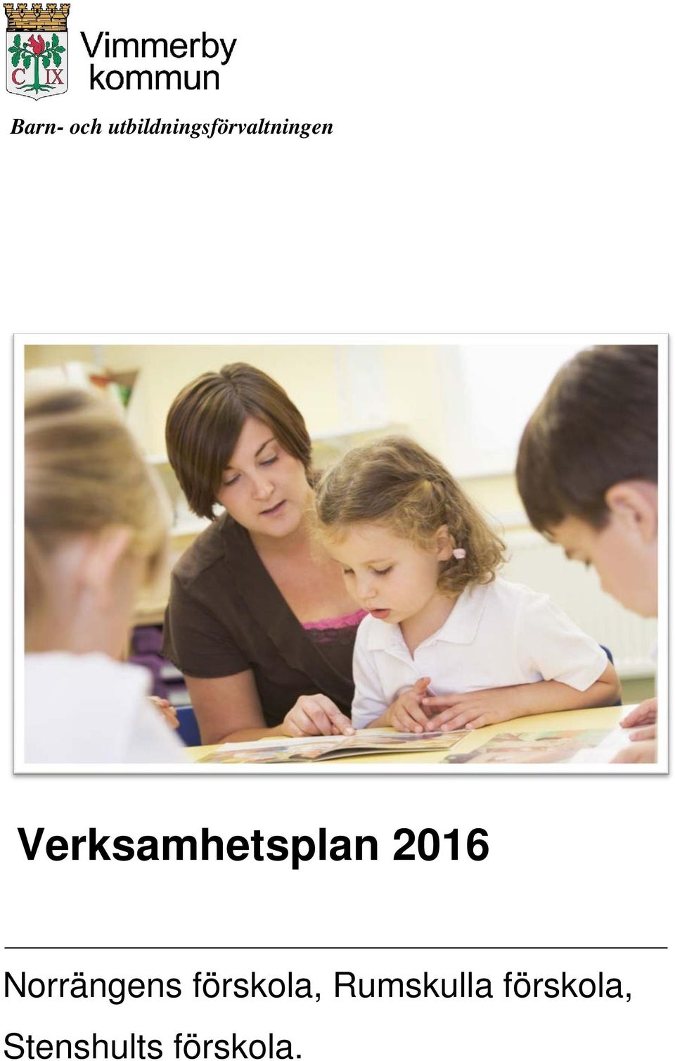 Verksamhetsplan 2016