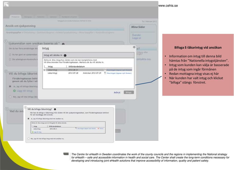 The Centre for ehealth in Sweden coordinates the work of the county councils and the regions in implementing the National strategy for ehealth safe and accessible
