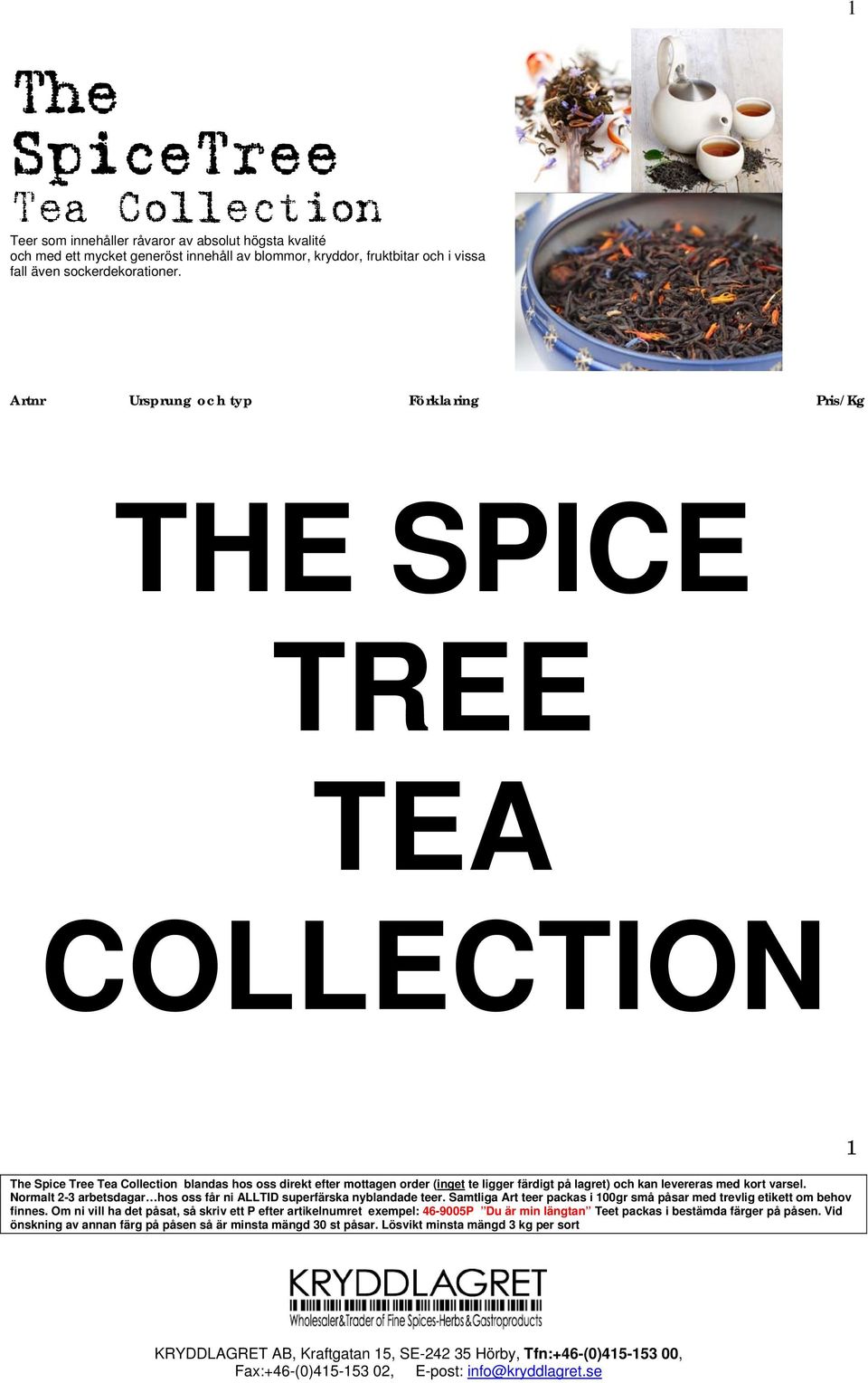 TREE TEA