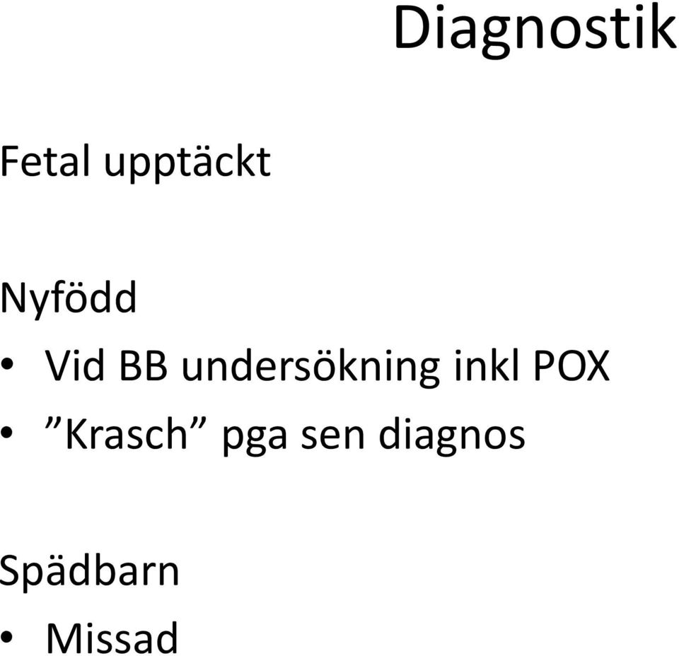 undersökning inkl POX