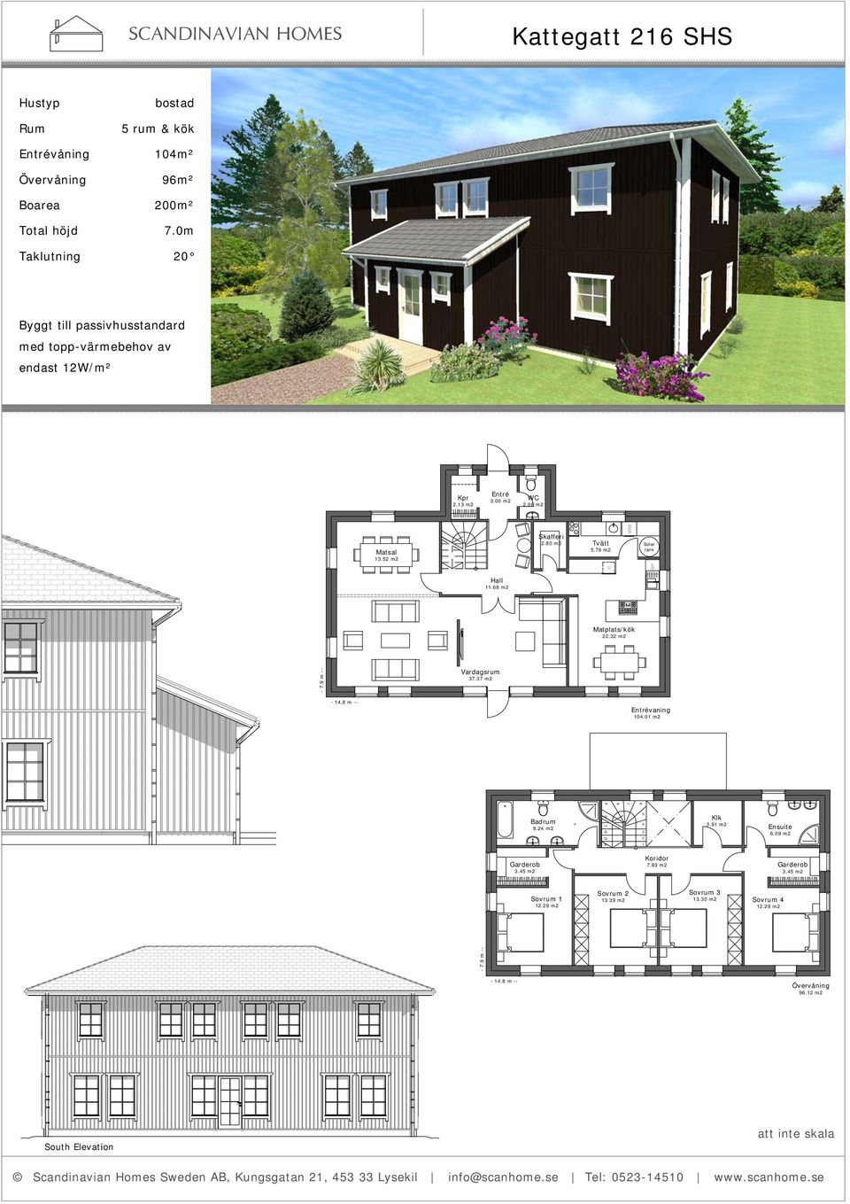 m Matplats/kök. m -. m --. m -. m -- vaning 0.0 m. m 0. m Ensuite.0 m. m Koridor. m. m. m Sovrum. m Sovrum.0 m Sovrum.