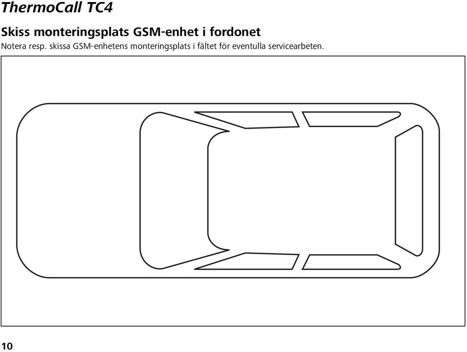 skissa GSM-enhetens