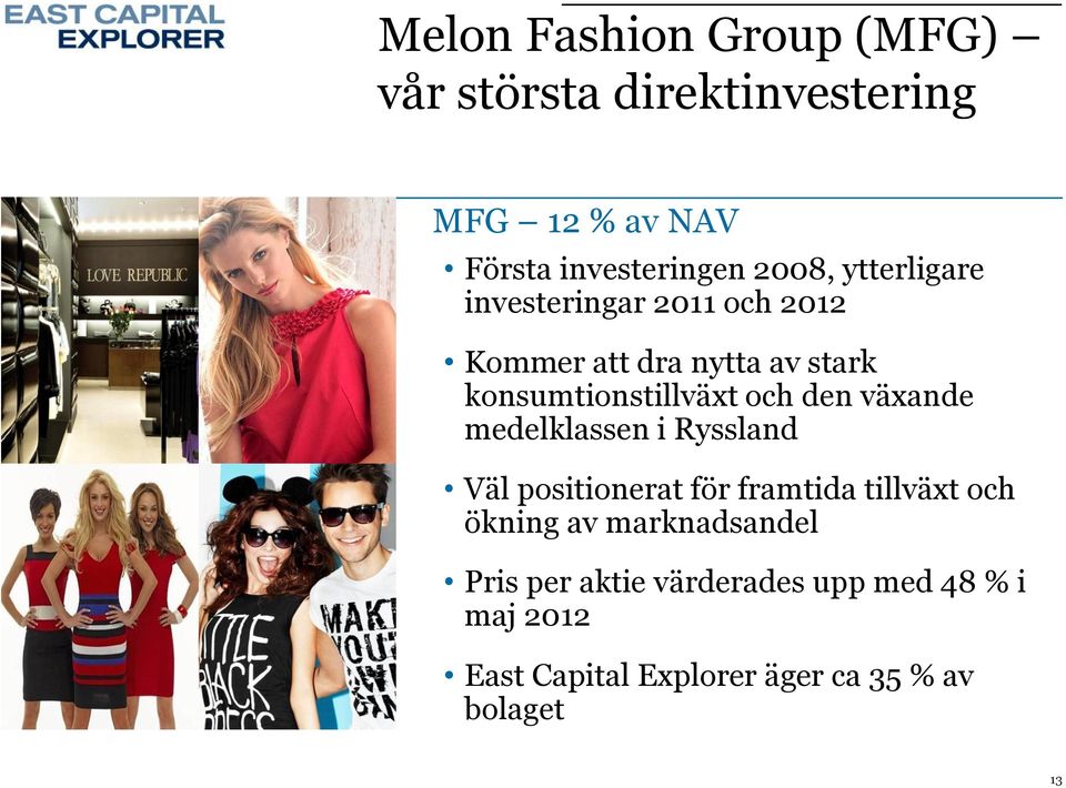 växande medelklassen i Ryssland Väl positionerat för framtida tillväxt och ökning av marknadsandel