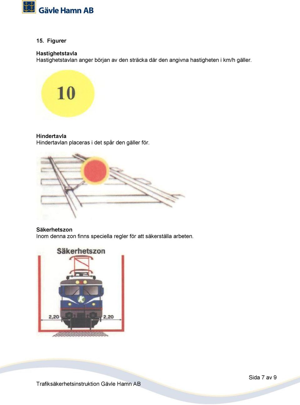 Hindertavla Hindertavlan placeras i det spår den gäller för.