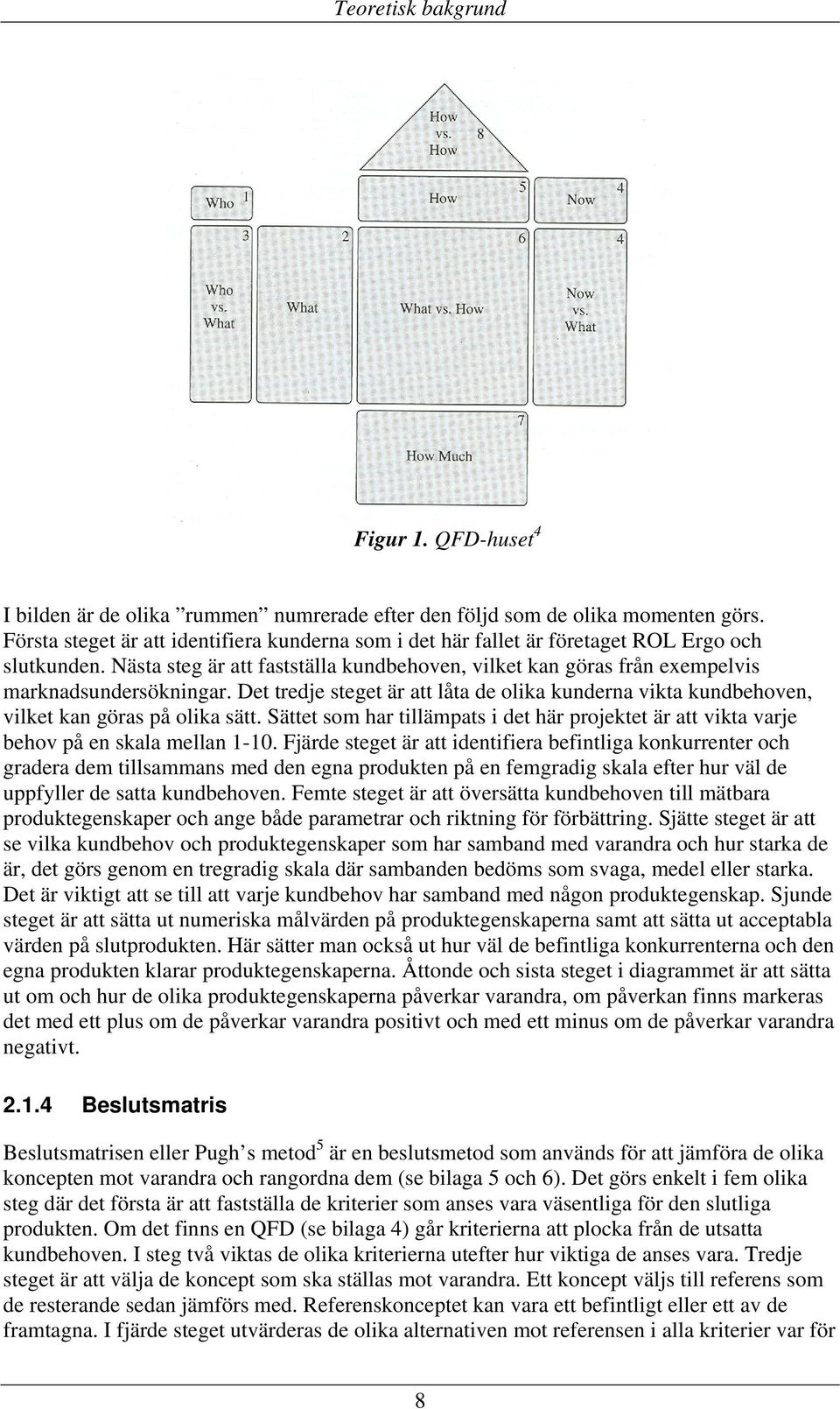 Det tredje steget är att låta de olika kunderna vikta kundbehoven, vilket kan göras på olika sätt. Sättet som har tillämpats i det här projektet är att vikta varje behov på en skala mellan 1-10.
