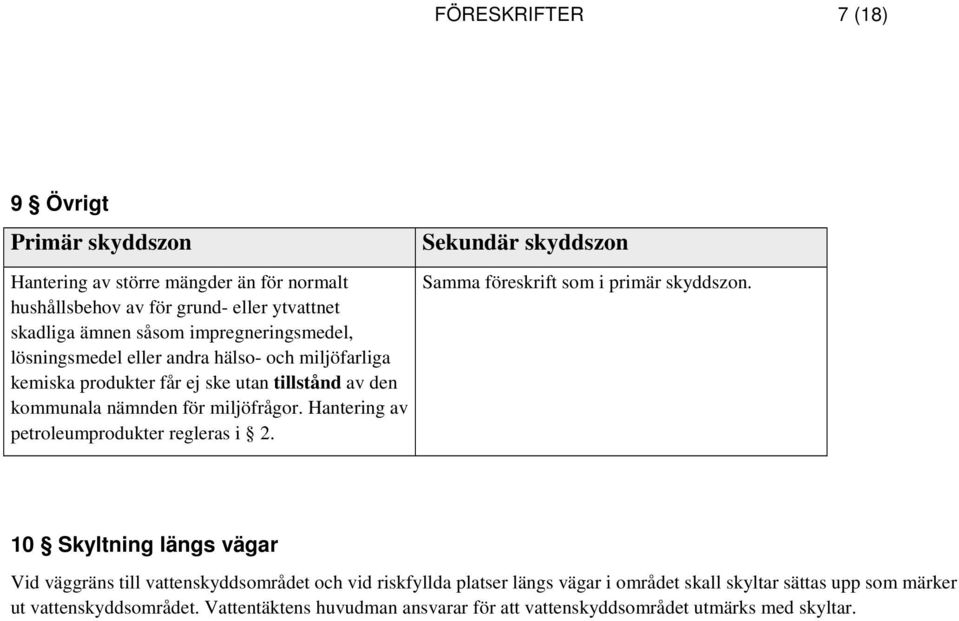 Hantering av petroleumprodukter regleras i 2.