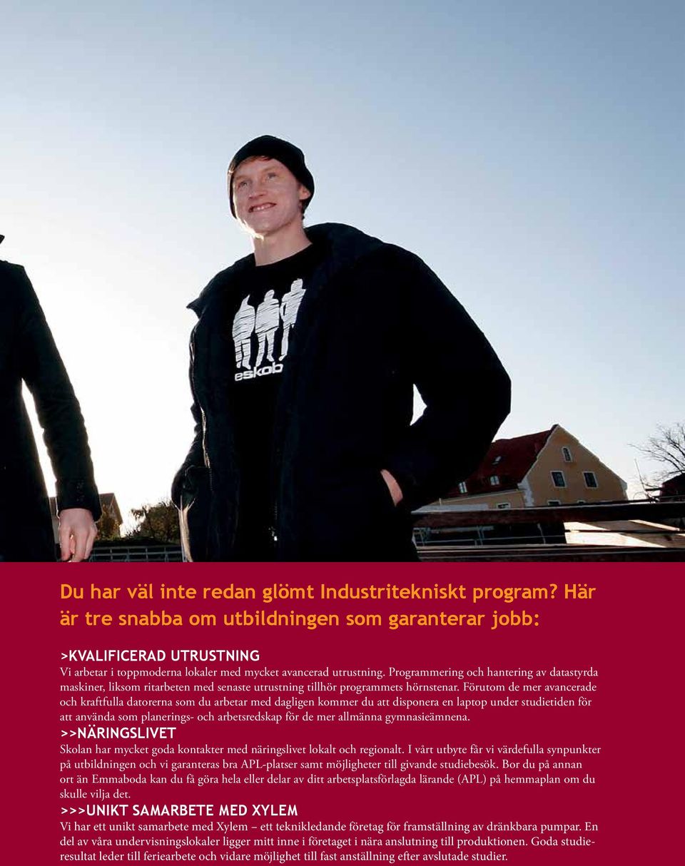 Förutom de mer avancerade och kraftfulla datorerna som du arbetar med dagligen kommer du att disponera en laptop under studietiden för att använda som planerings- och arbetsredskap för de mer