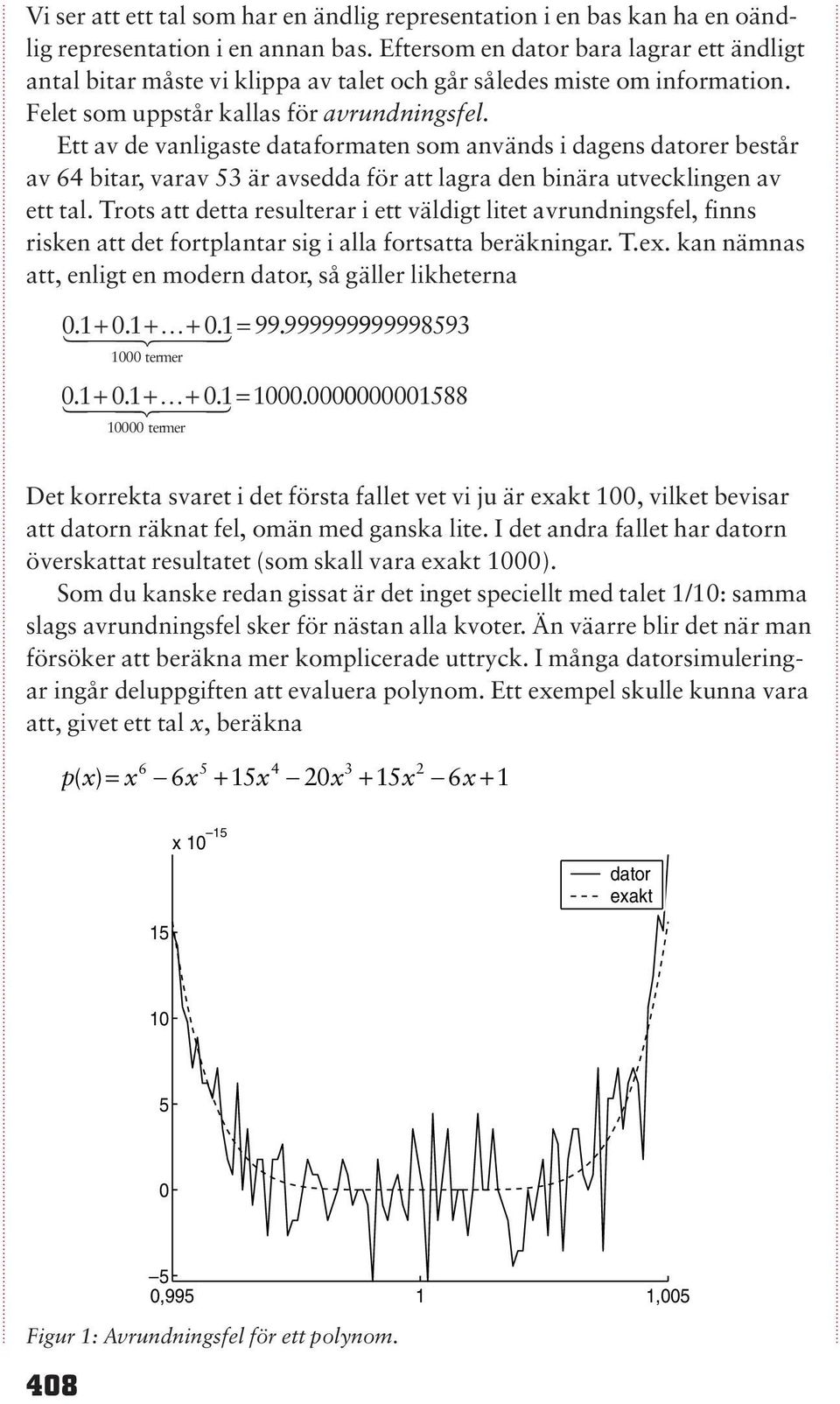 Ett av de vanligaste dataformaten som används i dagens datorer består av 64 bitar, varav 53 är avsedda för att lagra den binära utvecklingen av ett tal.