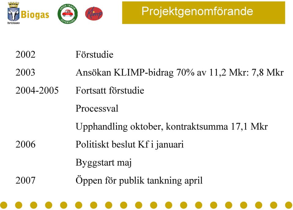 Processval Upphandling oktober, kontraktsumma 17,1 Mkr 2006