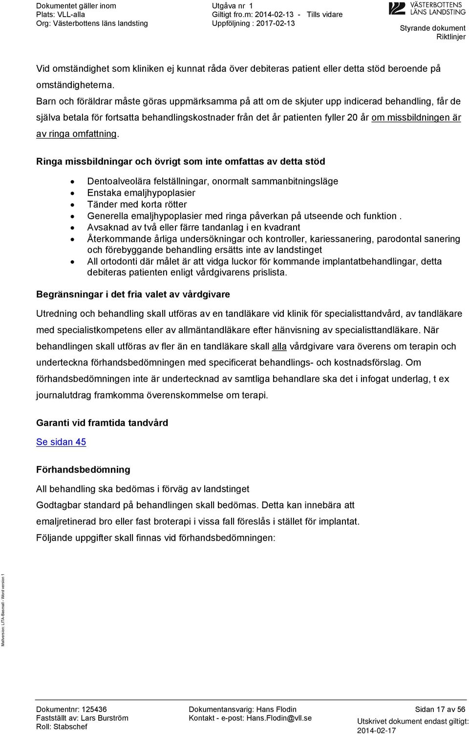 av ringa mfattning.