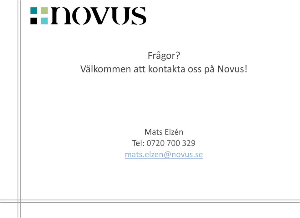 oss på Novus!