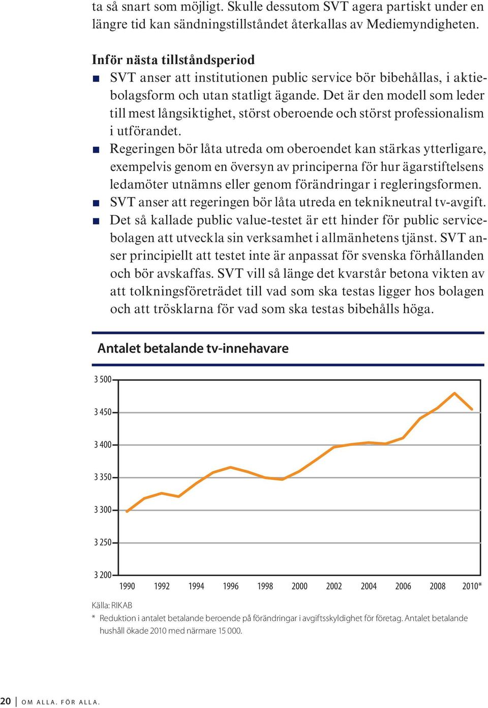 Det är den modell som leder till mest långsiktighet, störst oberoende och störst professionalism i utförandet.