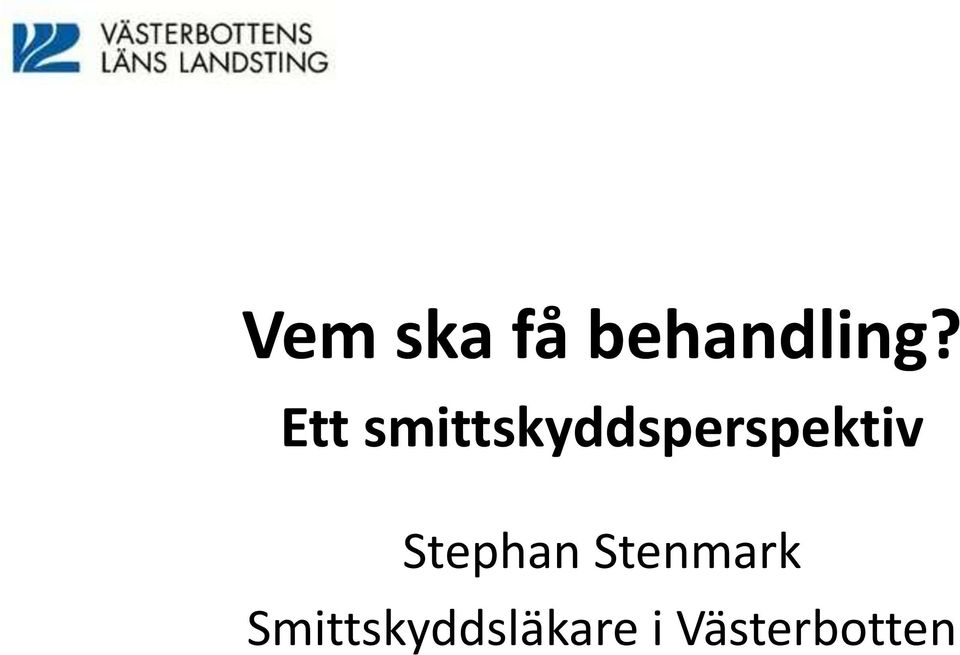 smittskyddsperspektiv