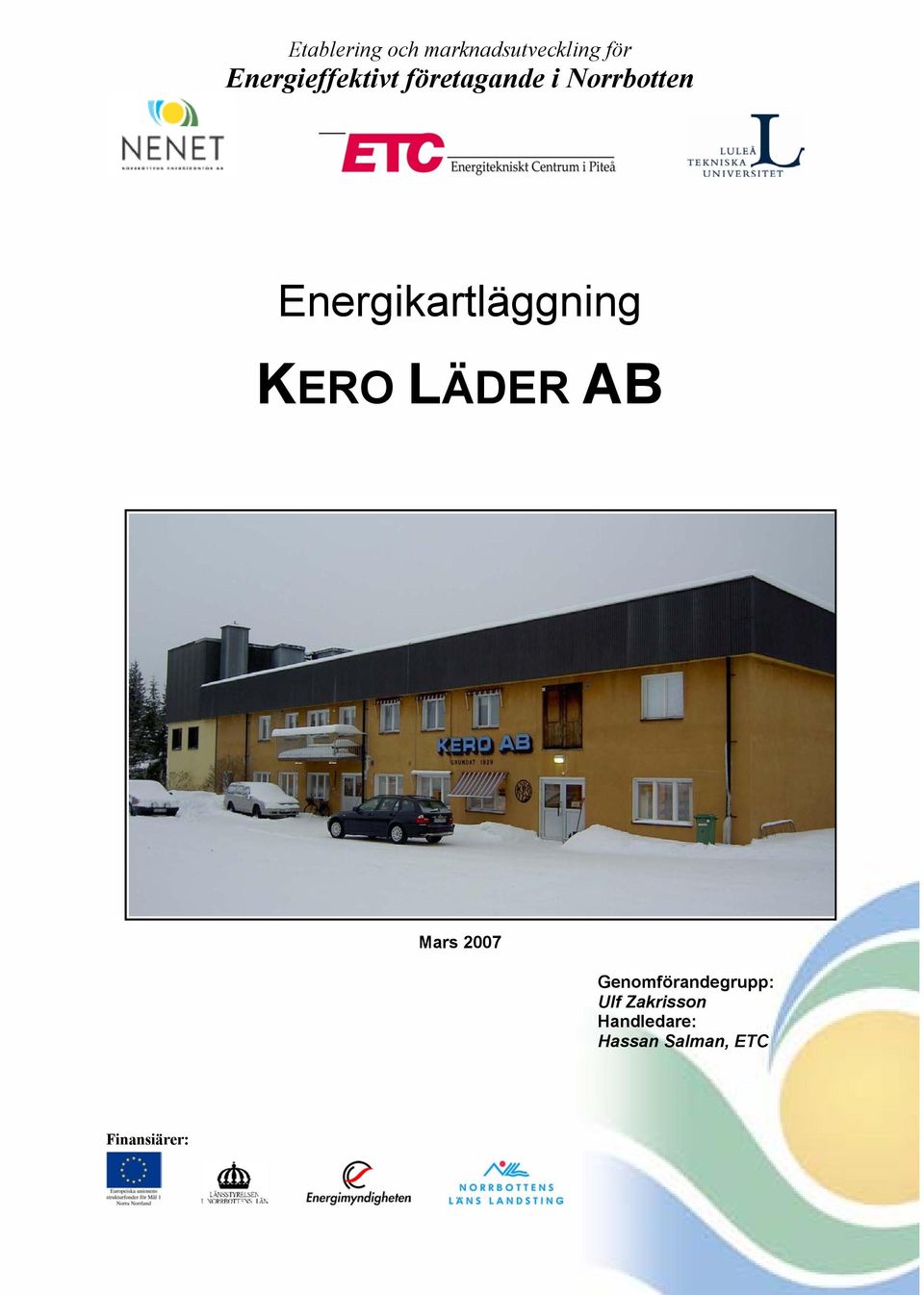 Energikartläggning KERO LÄDER AB Mars 2007