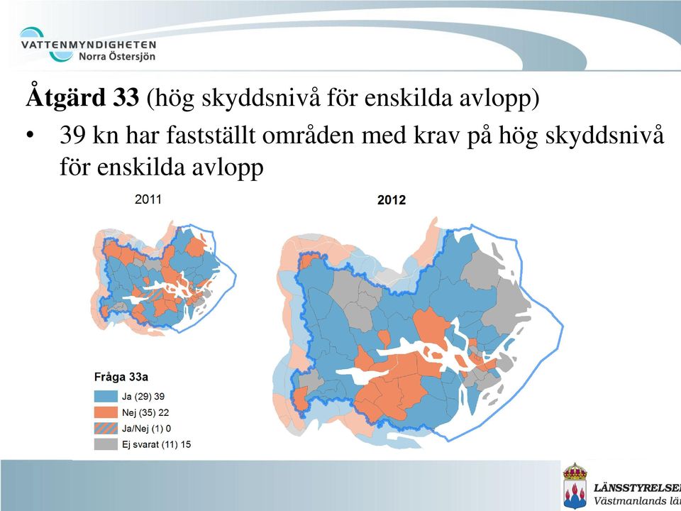 fastställt områden med krav på