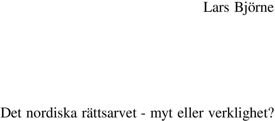 rättsarvet -