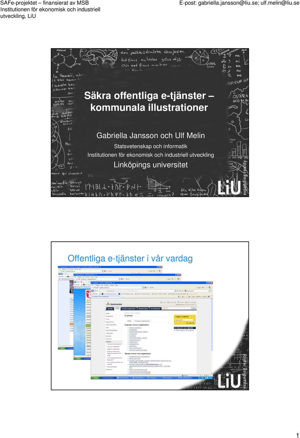 Statsvetenskap och informatik utveckling