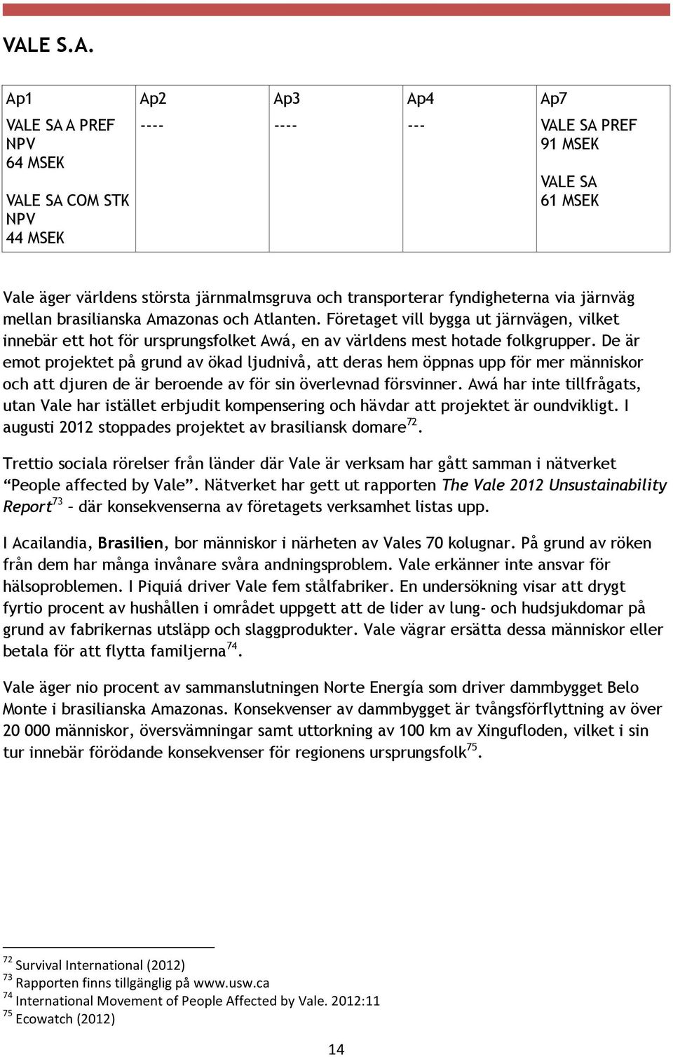 De är emot projektet på grund av ökad ljudnivå, att deras hem öppnas upp för mer människor och att djuren de är beroende av för sin överlevnad försvinner.