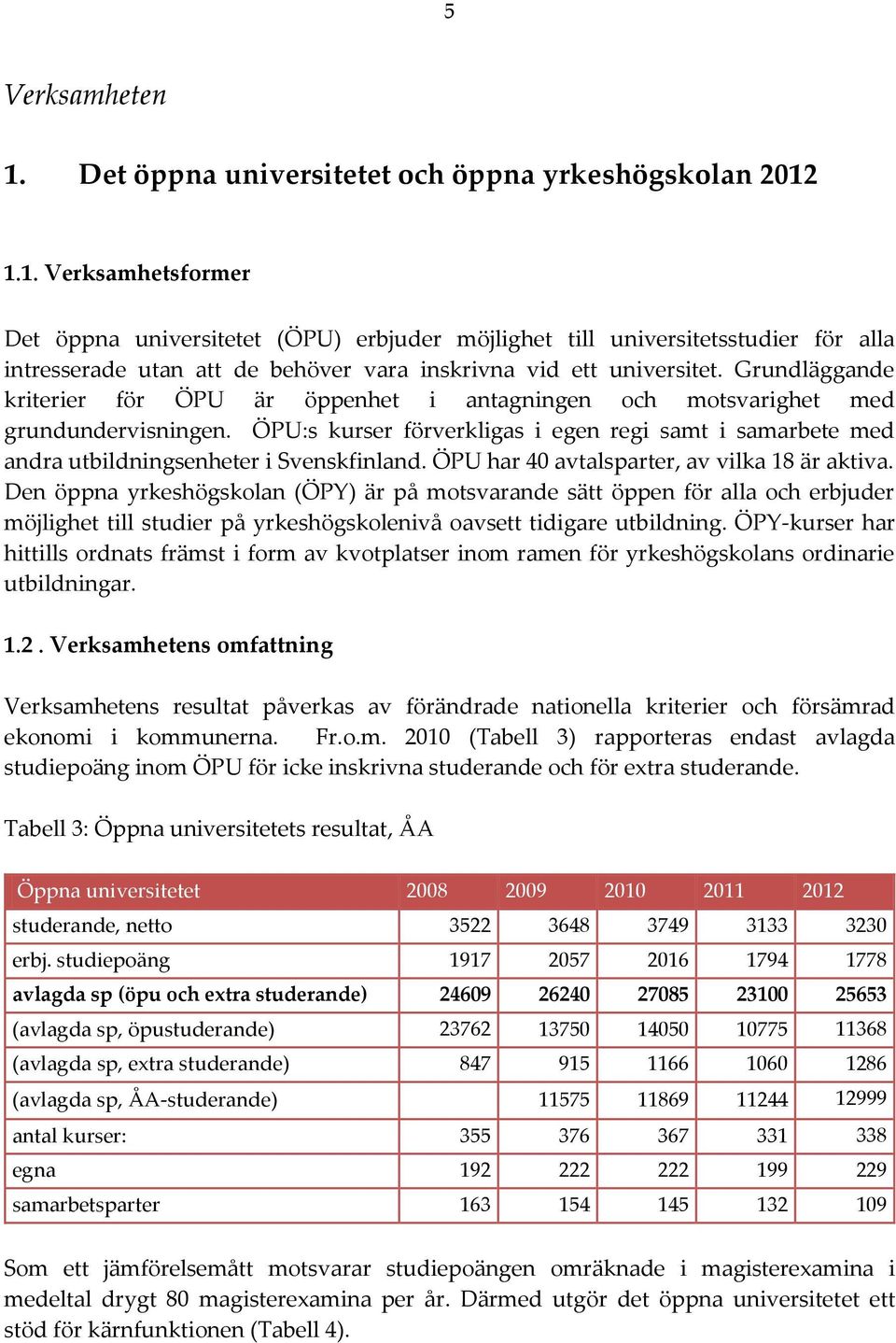 ÖPU har 40 avtalsparter, av vilka 18 är aktiva.