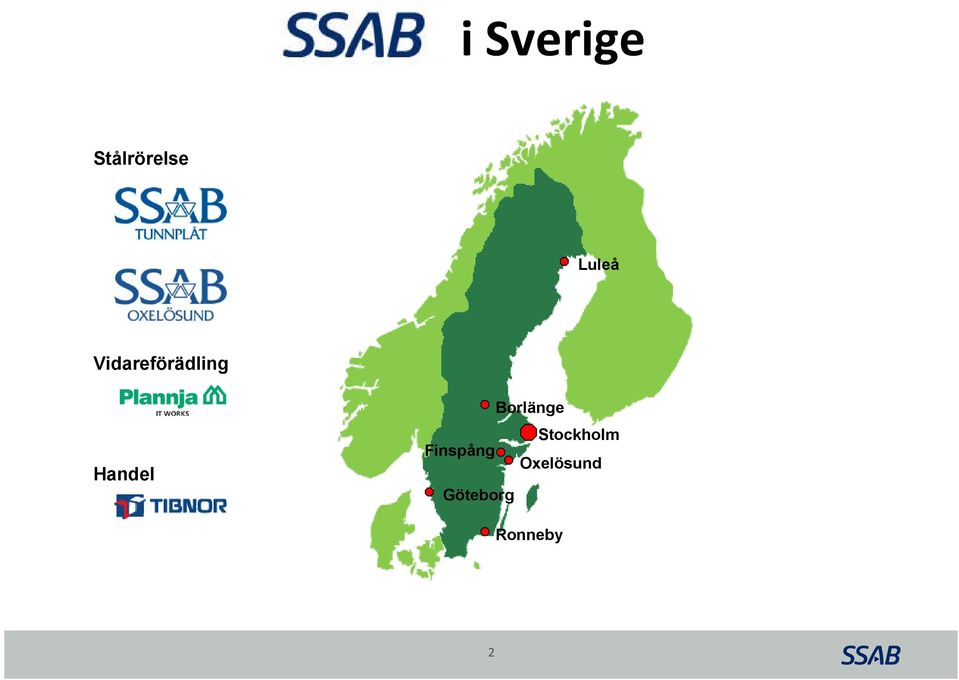 Handel Borlänge Stockholm