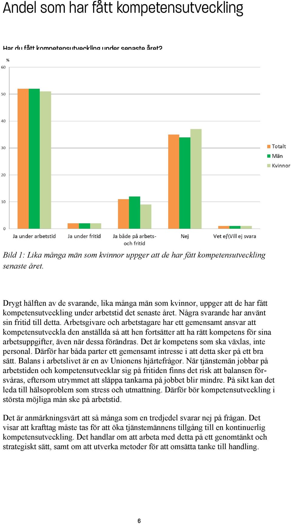 Arbetsgivare och arbetstagare har ett gemensamt ansvar att kompetensutveckla den anställda så att hen fortsätter att ha rätt kompetens för sina arbetsuppgifter, även när dessa förändras.