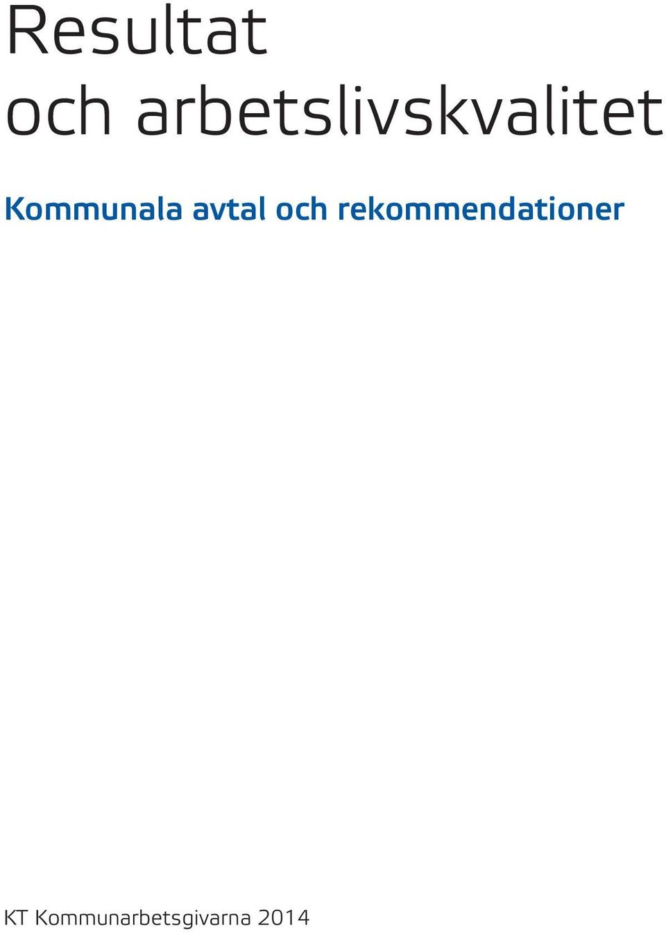 Kommunala avtal och