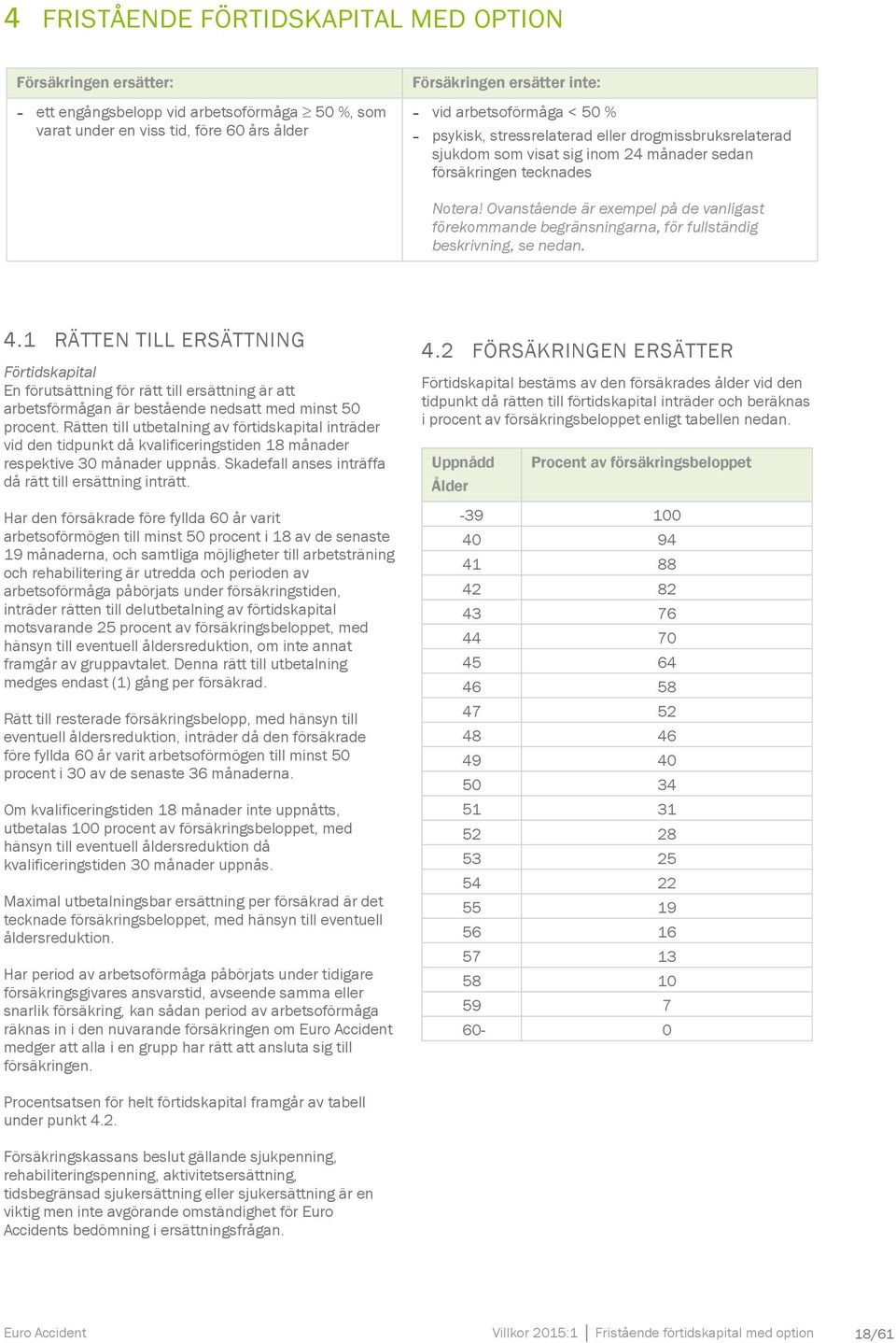 Ovanstående är exempel på de vanligast förekommande begränsningarna, för fullständig beskrivning, se nedan. 4.