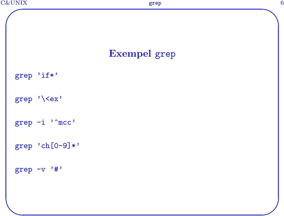 grep \<ex grep -i