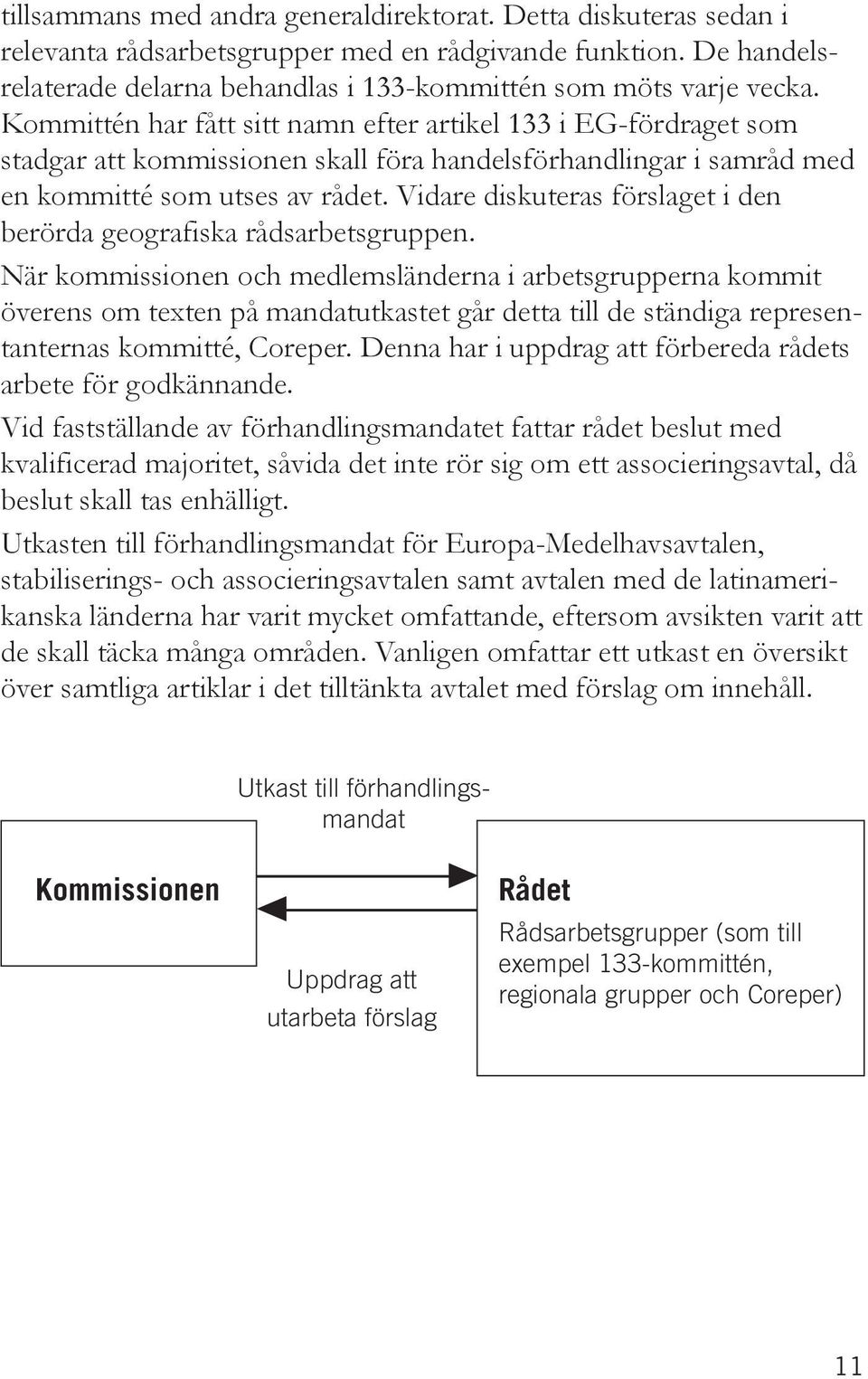 Vidare diskuteras förslaget i den berörda geografiska rådsarbetsgruppen.