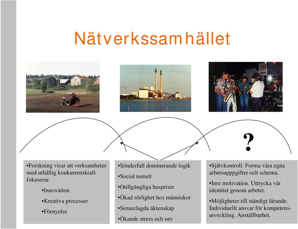 Sönderfall dominerande logik Social tumult Otillgängliga huspriser Ökad rörlighet hos människor Senarelagda äktenskap