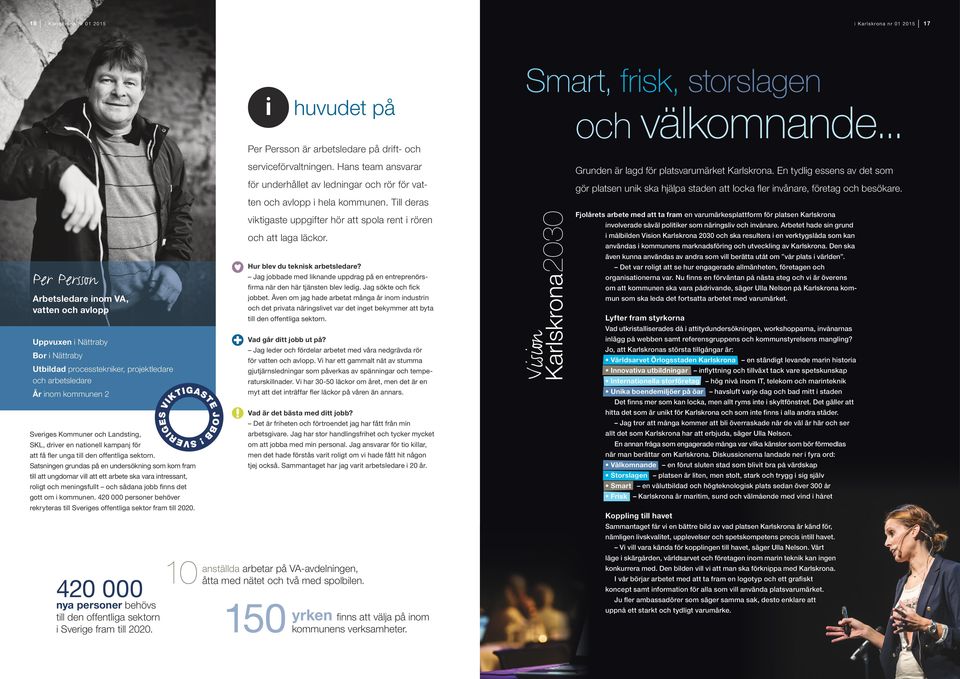 kommunen 2 Sveriges Kommuner och Landsting, SKL, driver en nationell kampanj för att få fler unga till den offentliga sektorn.