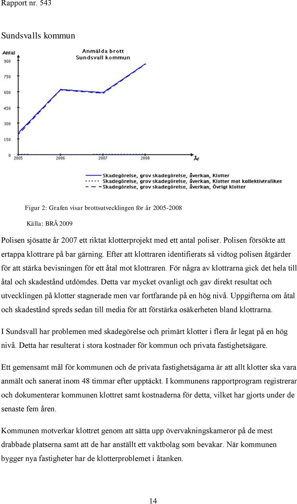 För några av klottrarna gick det hela till åtal och skadestånd utdömdes. Detta var mycket ovanligt och gav direkt resultat och utvecklingen på klotter stagnerade men var fortfarande på en hög nivå.