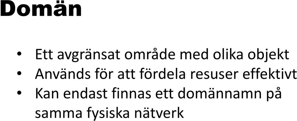 fördela resuser effektivt Kan