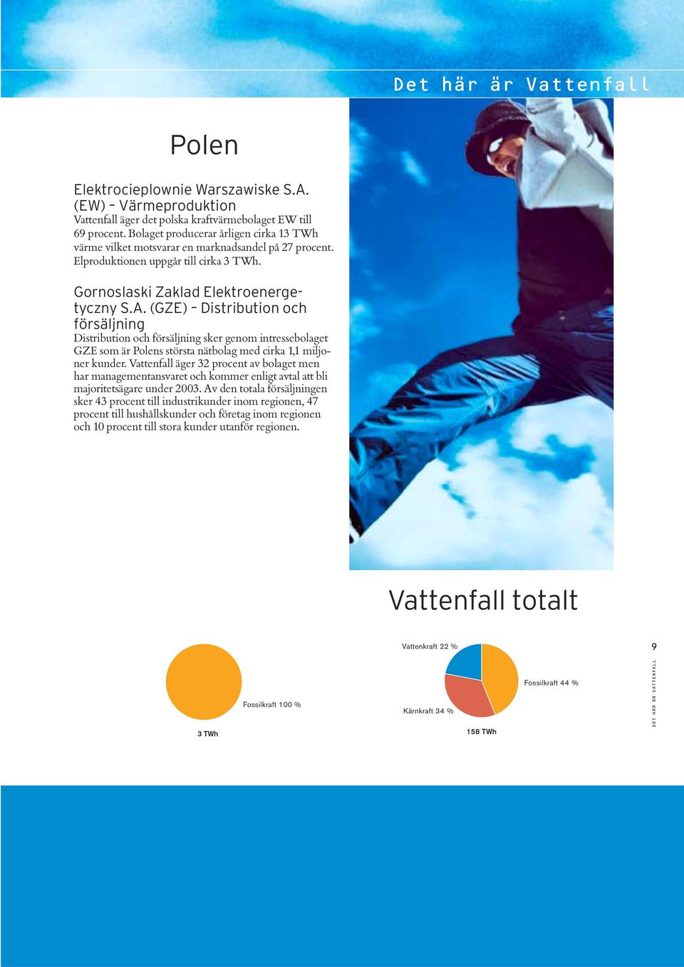 (GZE) Distribution och försäljning Distribution och försäljning sker genom intressebolaget GZE som är Polens största nätbolag med cirka 1,1 miljoner kunder.